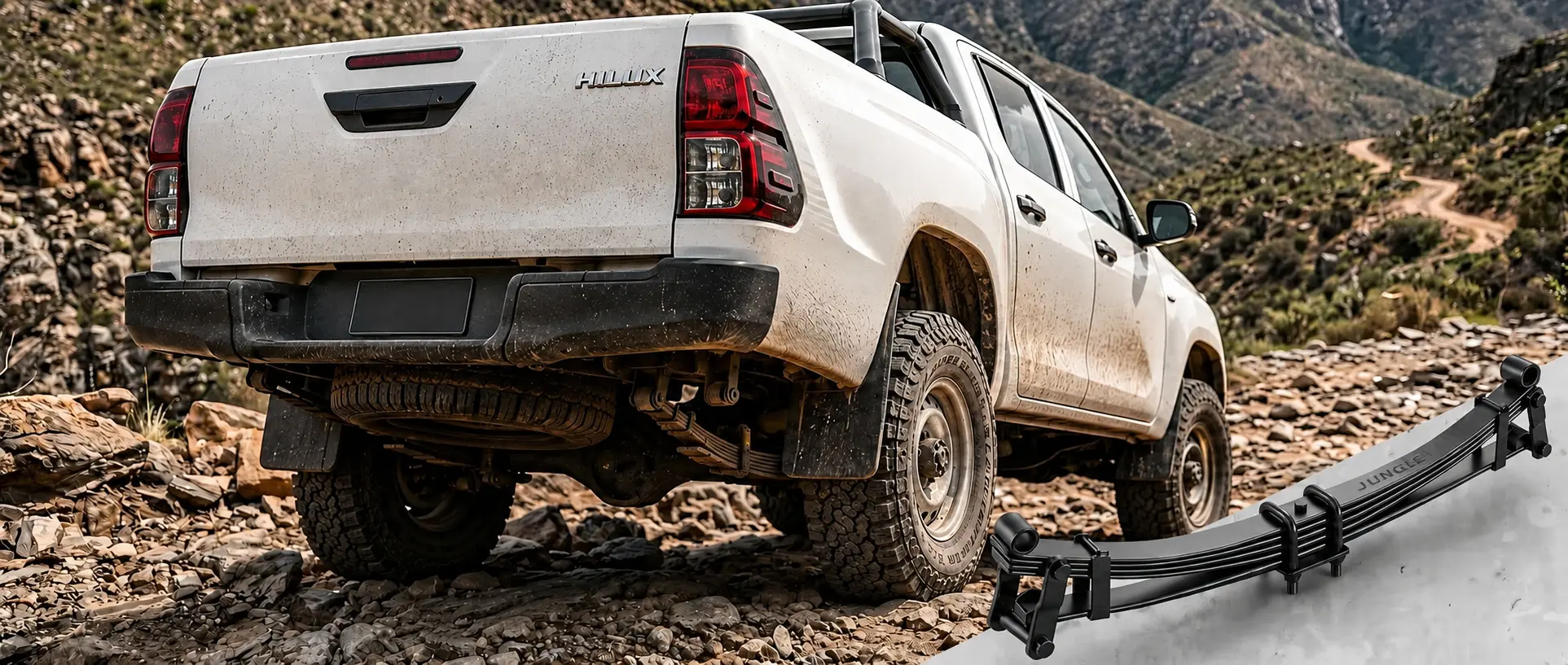 WildFlex Parabolix Springs on vehicle
